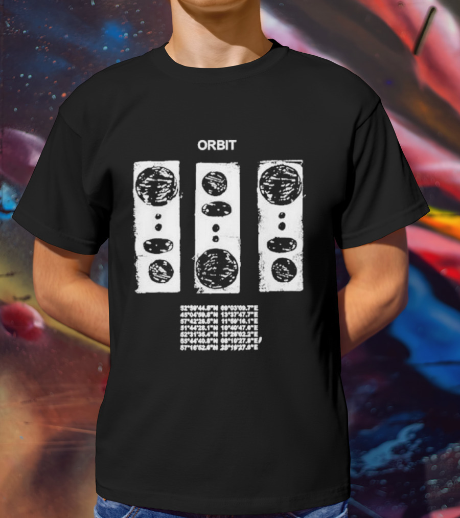 ORBIT Coordinates Abstract T-Shirt