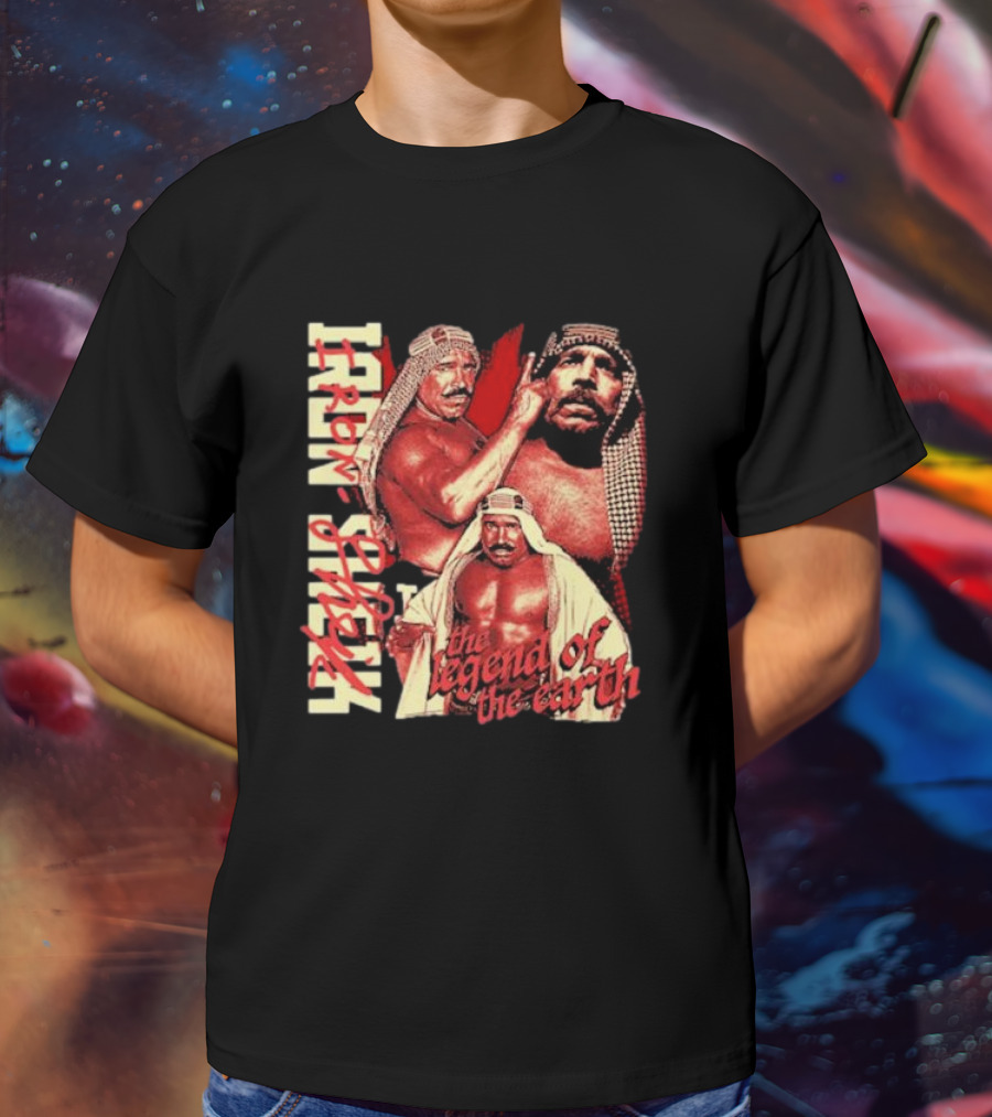 Iron Sheik The Legend Of The Earth Wrestling T-Shirt