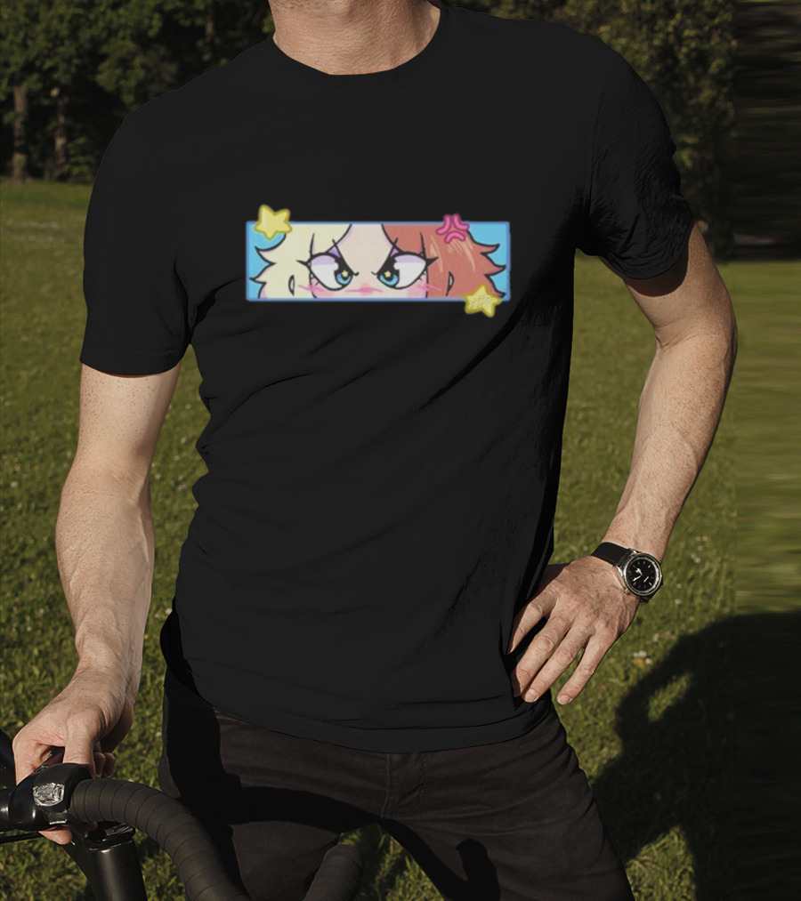 Issbrokie Mean Gin Anime Face Expression T-Shirt