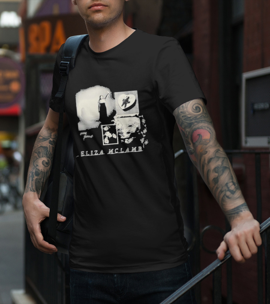 Eliza Mclamb Going Through It Vintage Heart And Floral Aesthetic T-Shirt