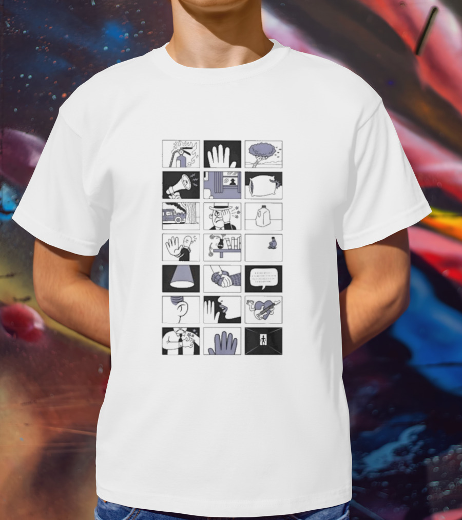 Fingertips: Visual Storyboard Of Hand Motifs And Everyday Life T-Shirt