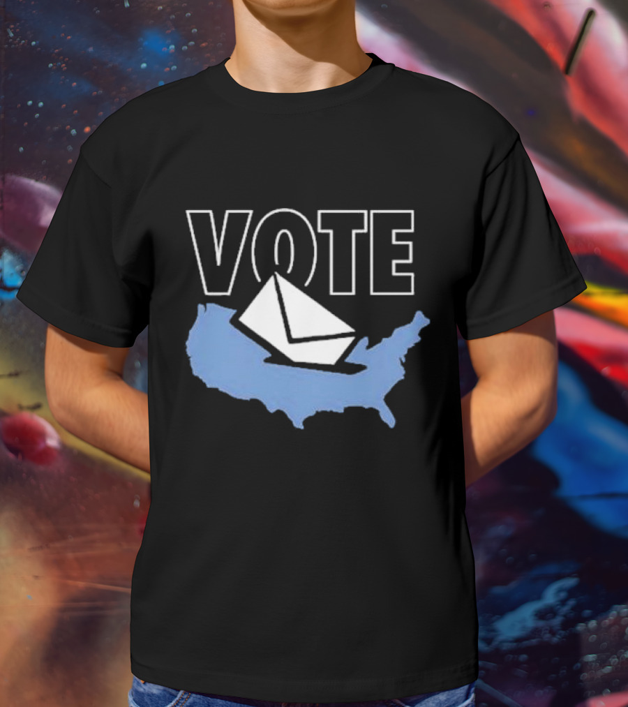 Vote Envelope Map T-Shirt