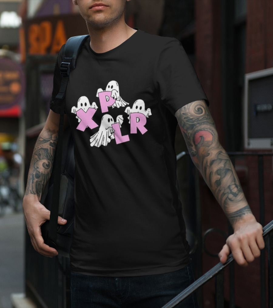 Xplr Ghosts With Pink Letters T-Shirt