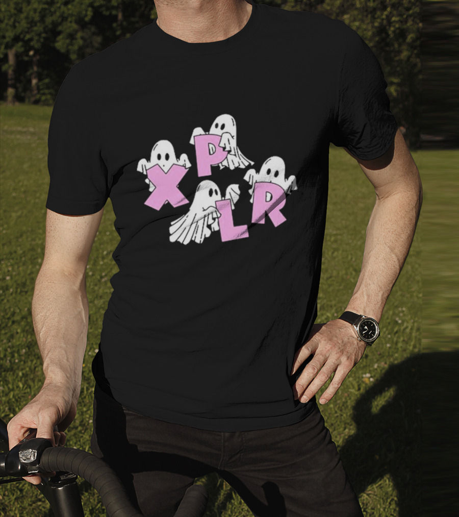 Xplr Ghosts With Pink Letters T-Shirt