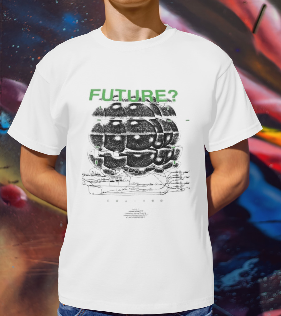 Future? Urban Monkey Genderless Apparel Underground Indian Street Culture T-Shirt
