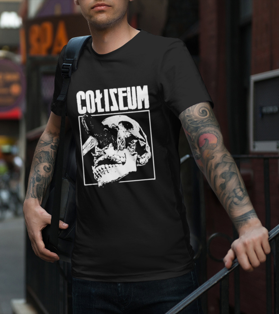 Coliseum Skull With Hammer T-Shirt