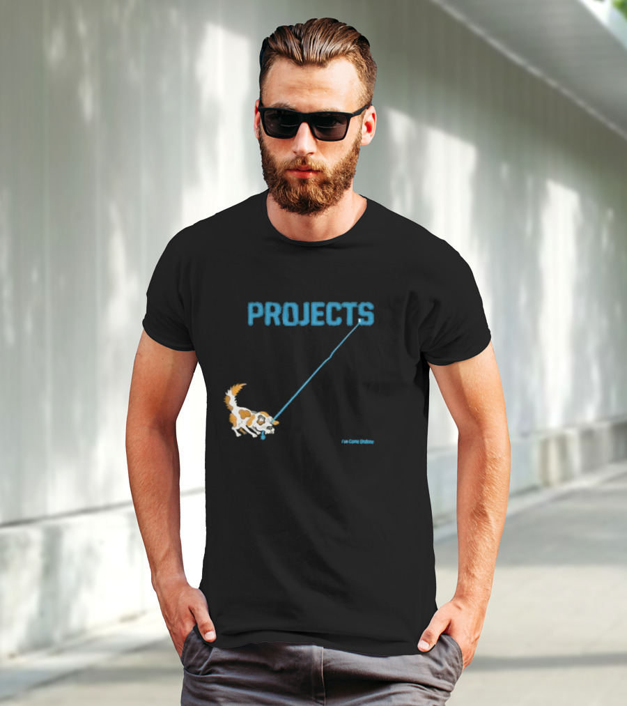 Projects I've Come Undone Weezer Dog T-Shirt