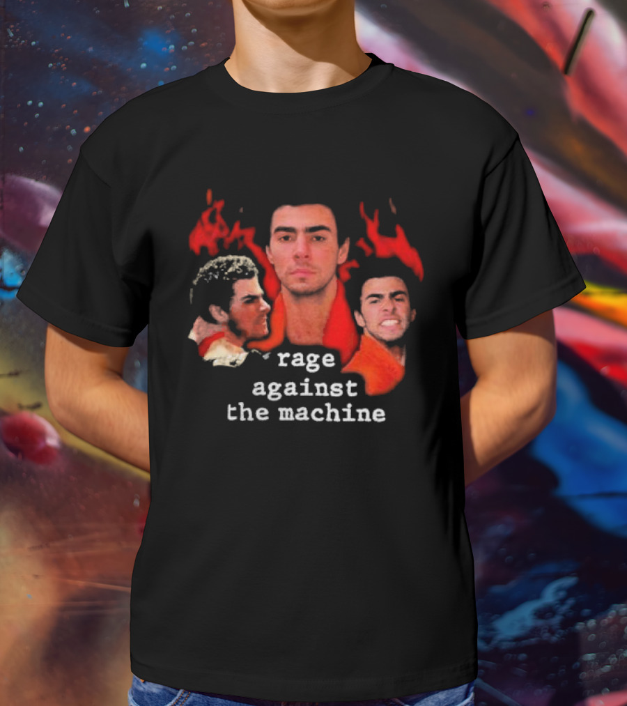 Rage Against The Machine Fiery Expression Trio T-Shirt