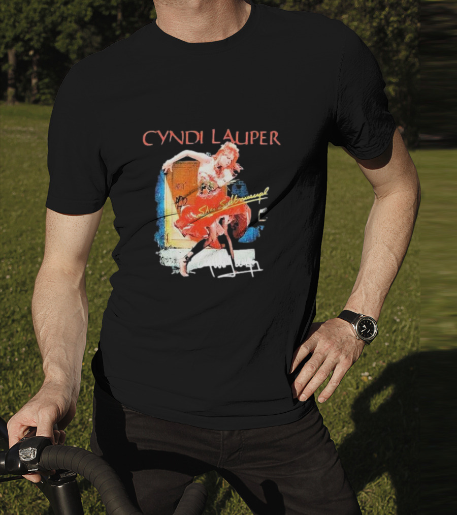Cyndi Lauper She's So Unusual Retro Album T-Shirt