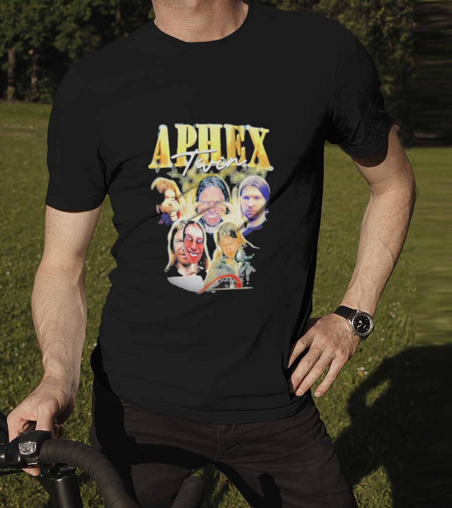 Aphex Twin Warp Music Iconic Faces Collection T-Shirt