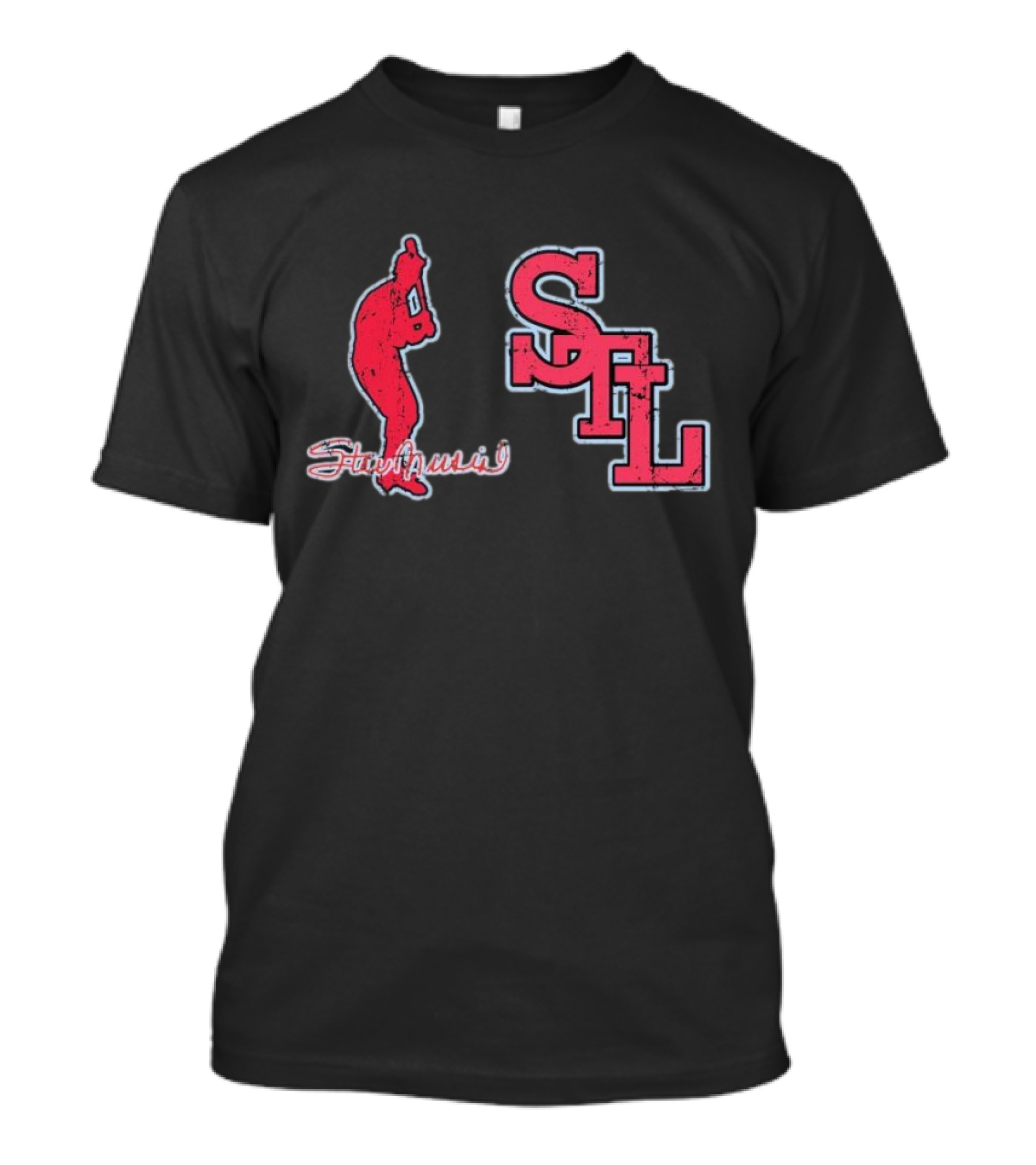 Stan Musial STL Stance Slab T-Shirt
