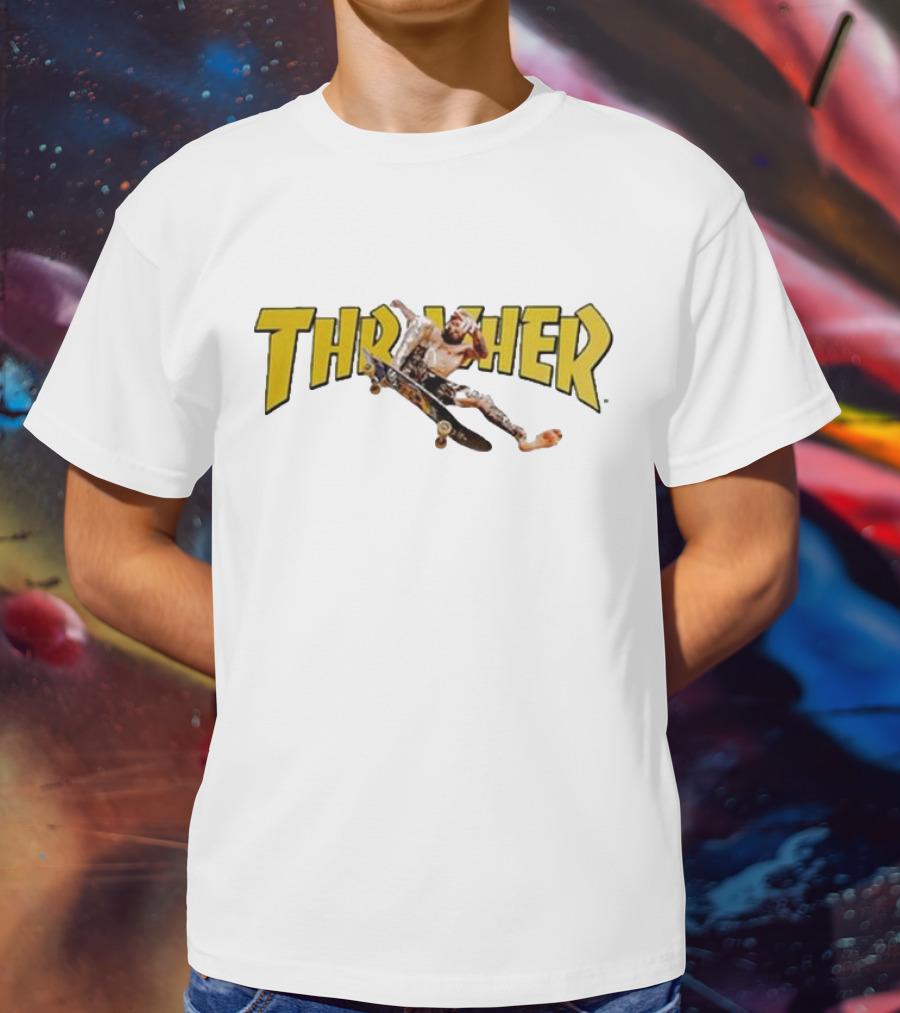 Atlas Thrasher Skateboarding T-Shirt