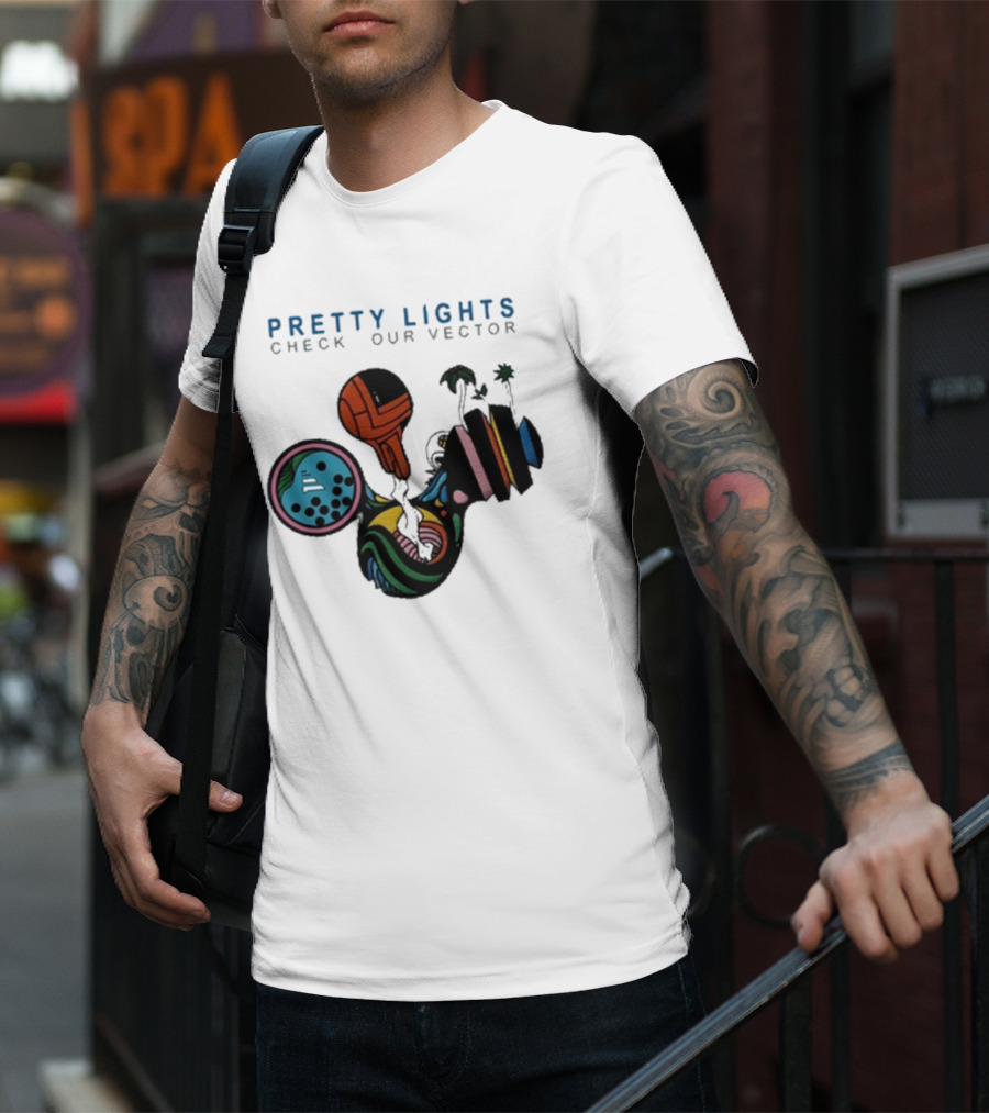 Pretty Lights Check Our Vector New T-Shirt