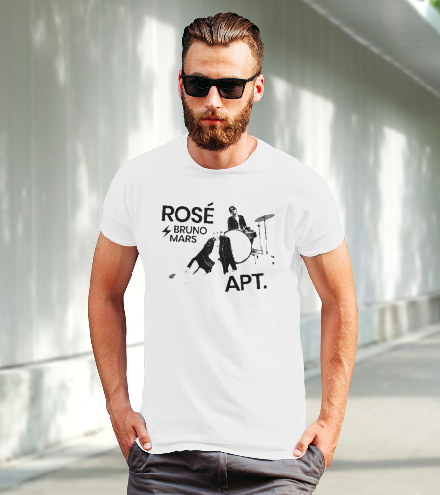 ROSÉ BRUNO MARS APT. Drummer Scene T-Shirt
