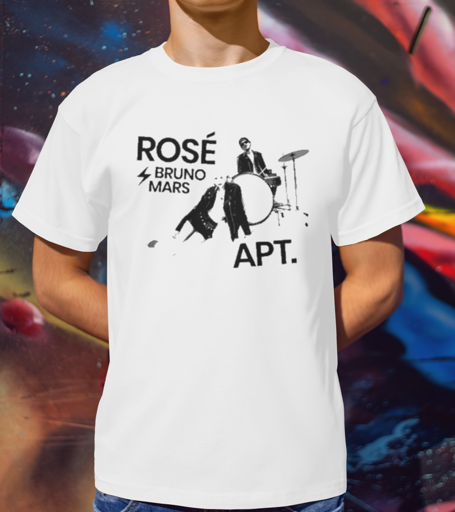 ROSÉ BRUNO MARS APT. Drummer Scene T-Shirt