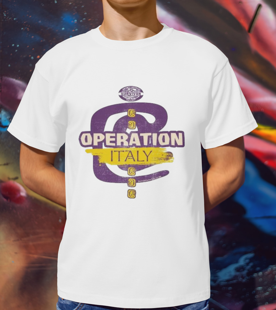 Survivor Operation Italy Purple Swirl T-Shirt