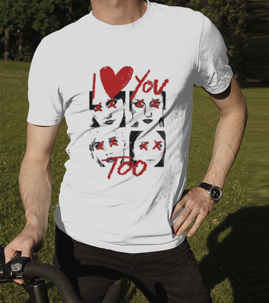 Teen Jesus And The Jean Teasers I Love You Too Eyes Crossed T-Shirt