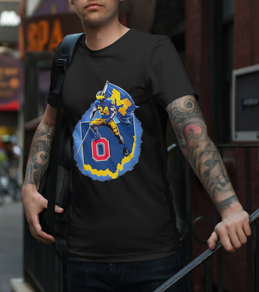 Michigan Victory Over Ohio Four Consecutive Wins Football Rivalry T-Shirt