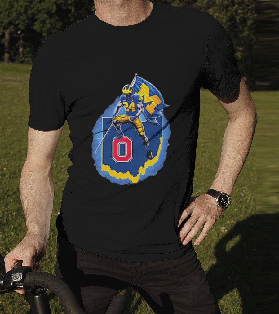 Michigan Victory Over Ohio Four Consecutive Wins Football Rivalry T-Shirt
