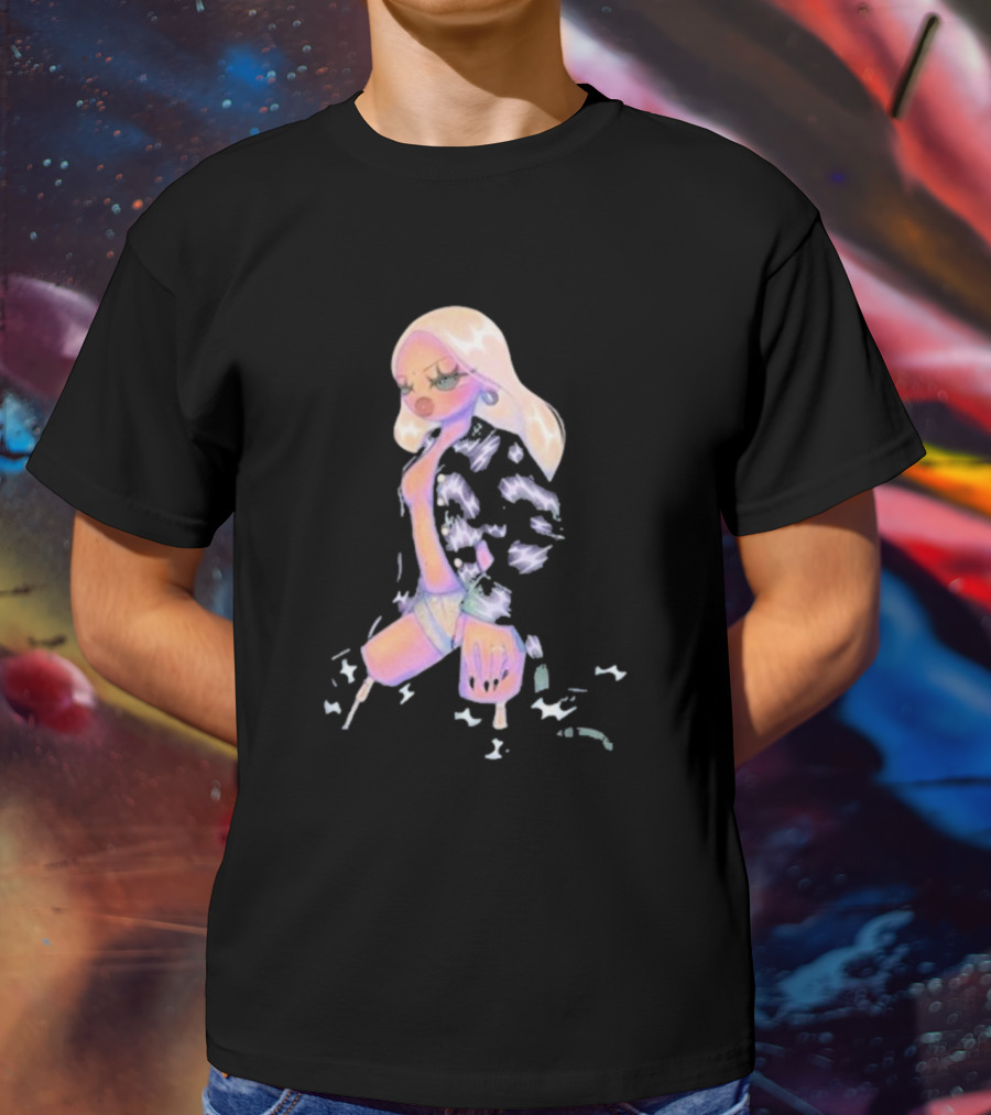 Rhea Raj Hunter Animated Pastel Fashion T-Shirt