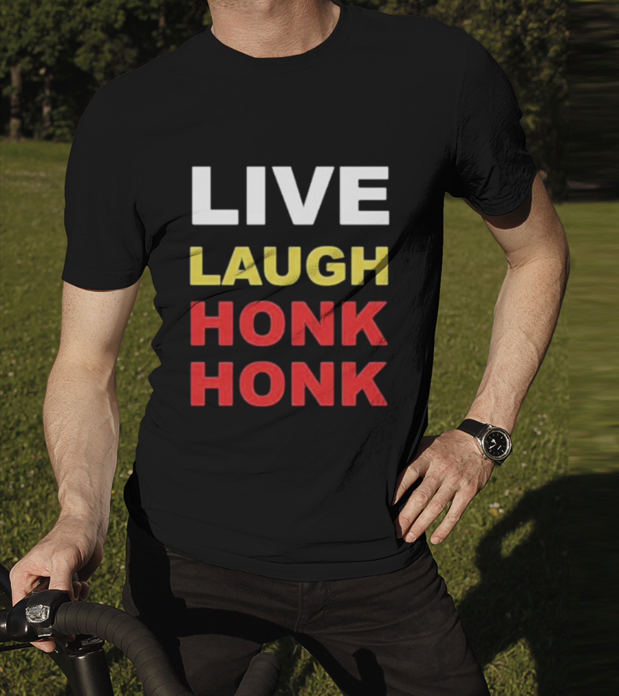 Tank Ledger Live Laugh Honk Honk Funny Clown Meme T-Shirt