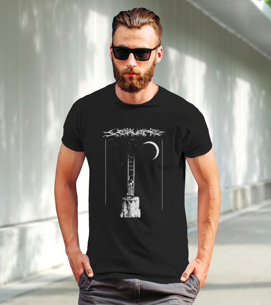 De Leaving Gildan Softstyle Ladder To Crescent Moon T-Shirt