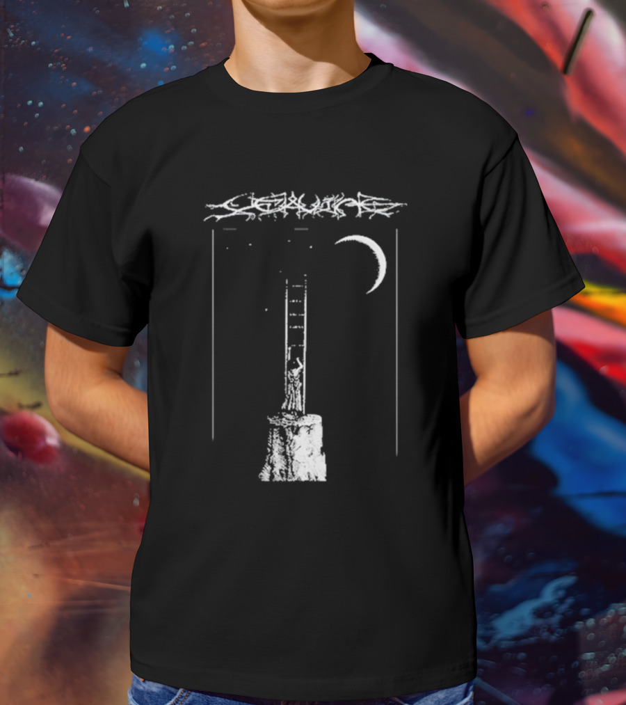 De Leaving Gildan Softstyle Ladder To Crescent Moon T-Shirt