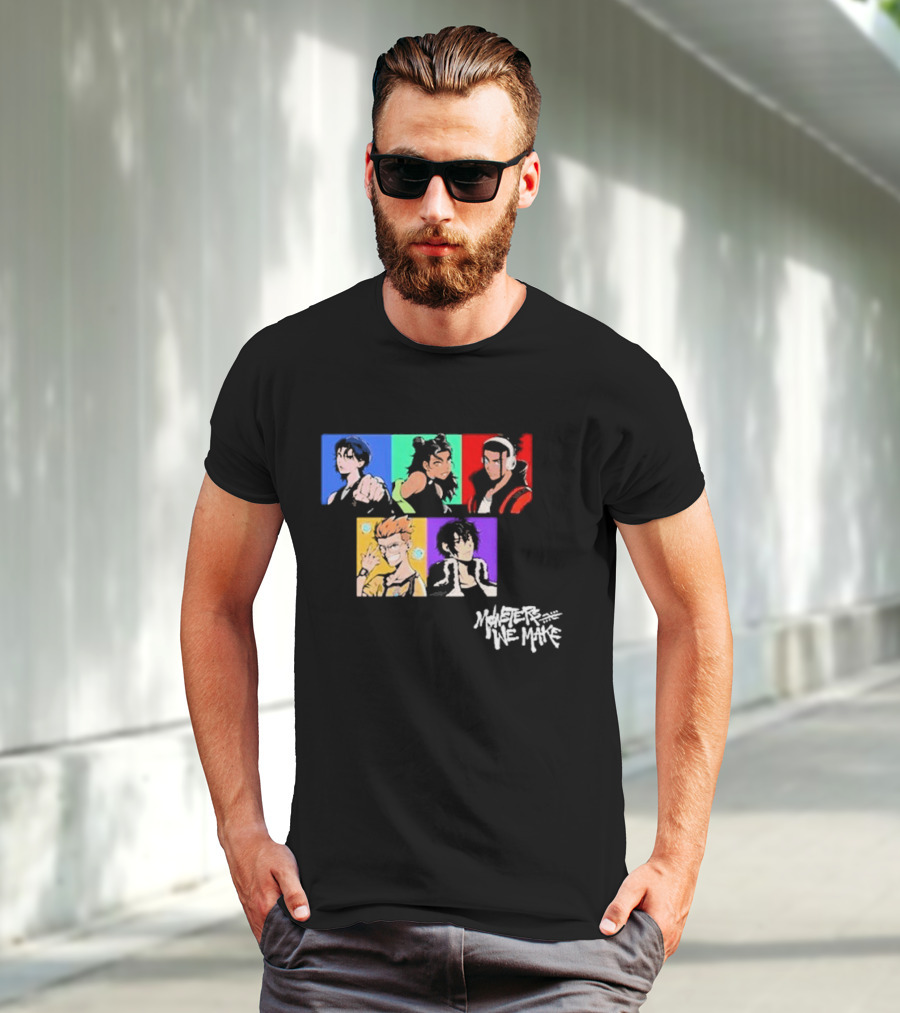 Monsters We Make Colorful Character Portraits T-Shirt