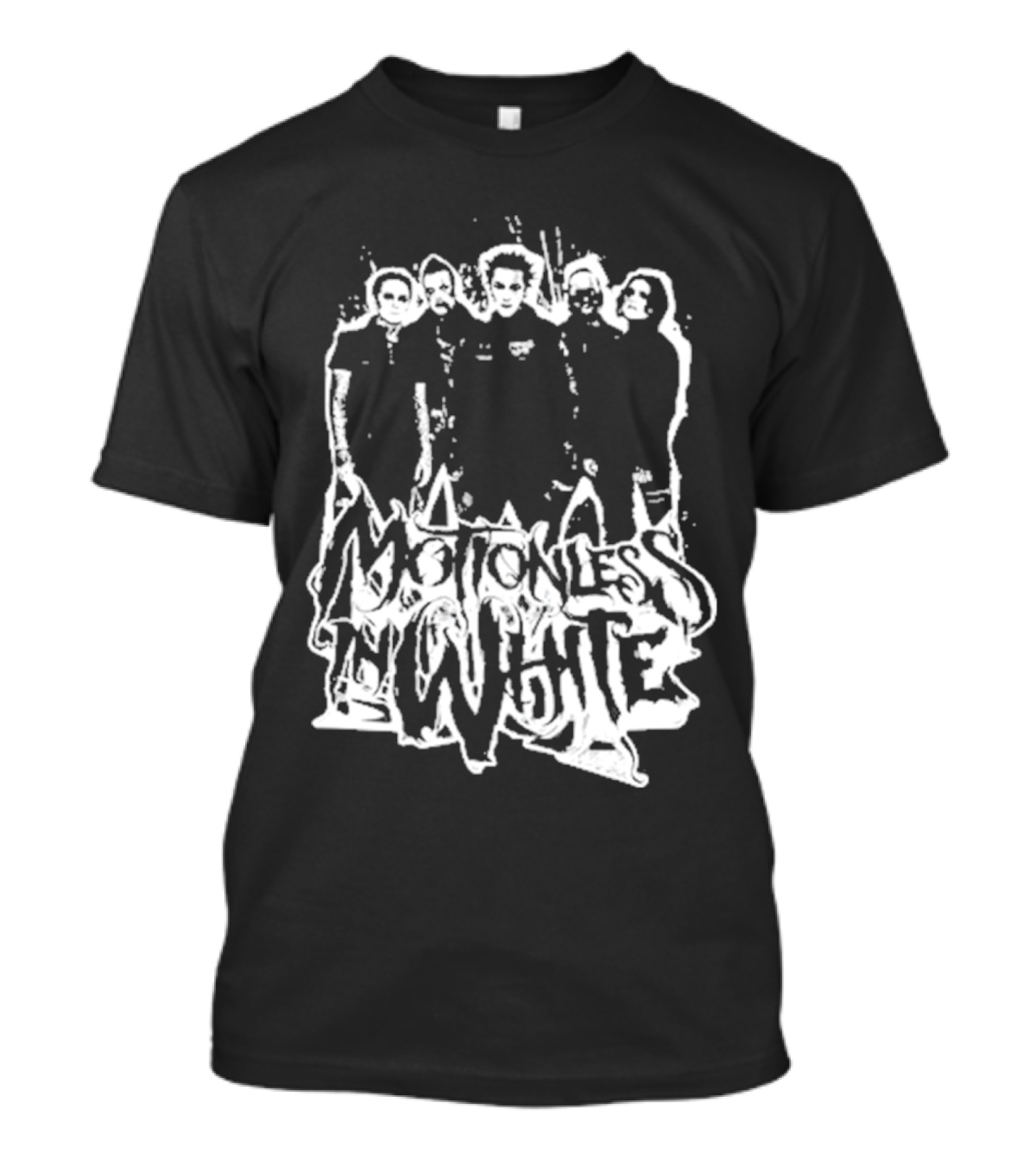 Motionless In White Band Members Paint Splatter T-Shirt