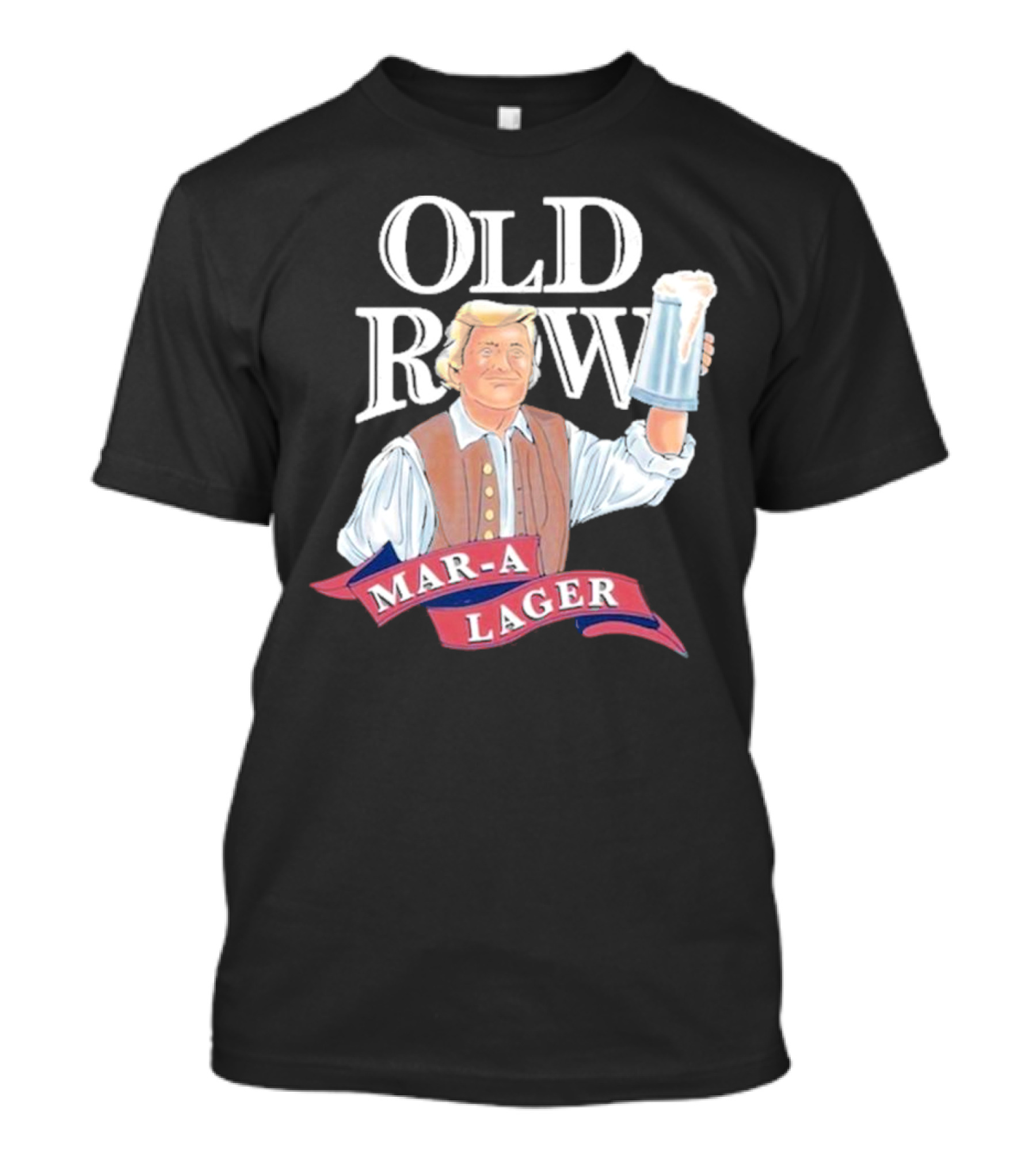 Old Row Mar-A Lager Vintage Style Cheers Figure T-Shirt