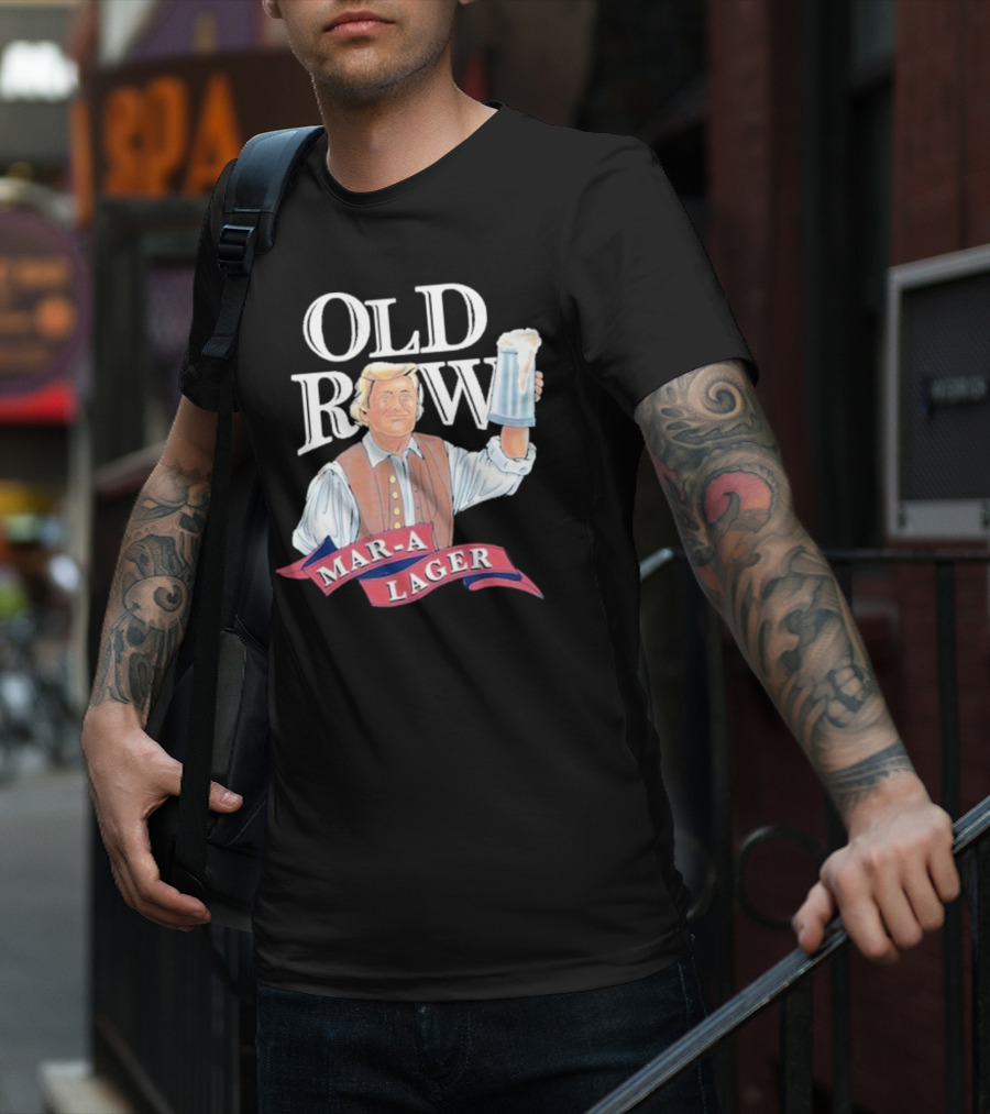 Old Row Mar-A Lager Vintage Style Cheers Figure T-Shirt