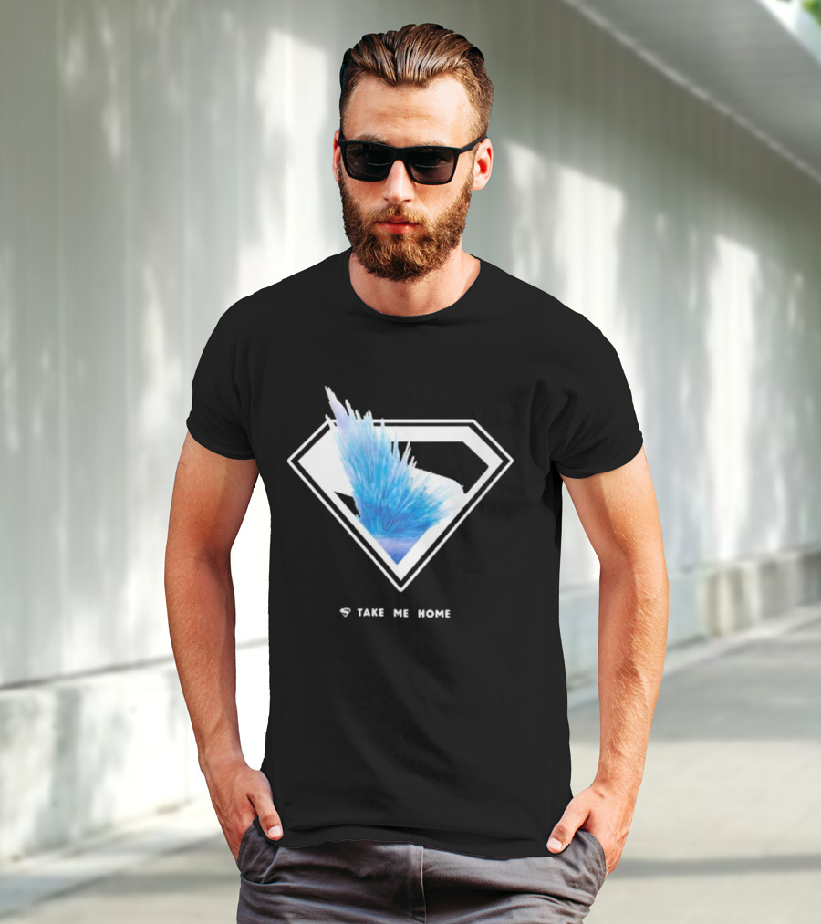 Uperman 2025 Take Me Home Ice Crystal Diamond Emblem T-Shirt