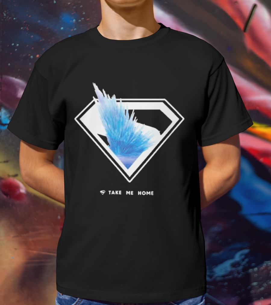 Uperman 2025 Take Me Home Ice Crystal Diamond Emblem T-Shirt