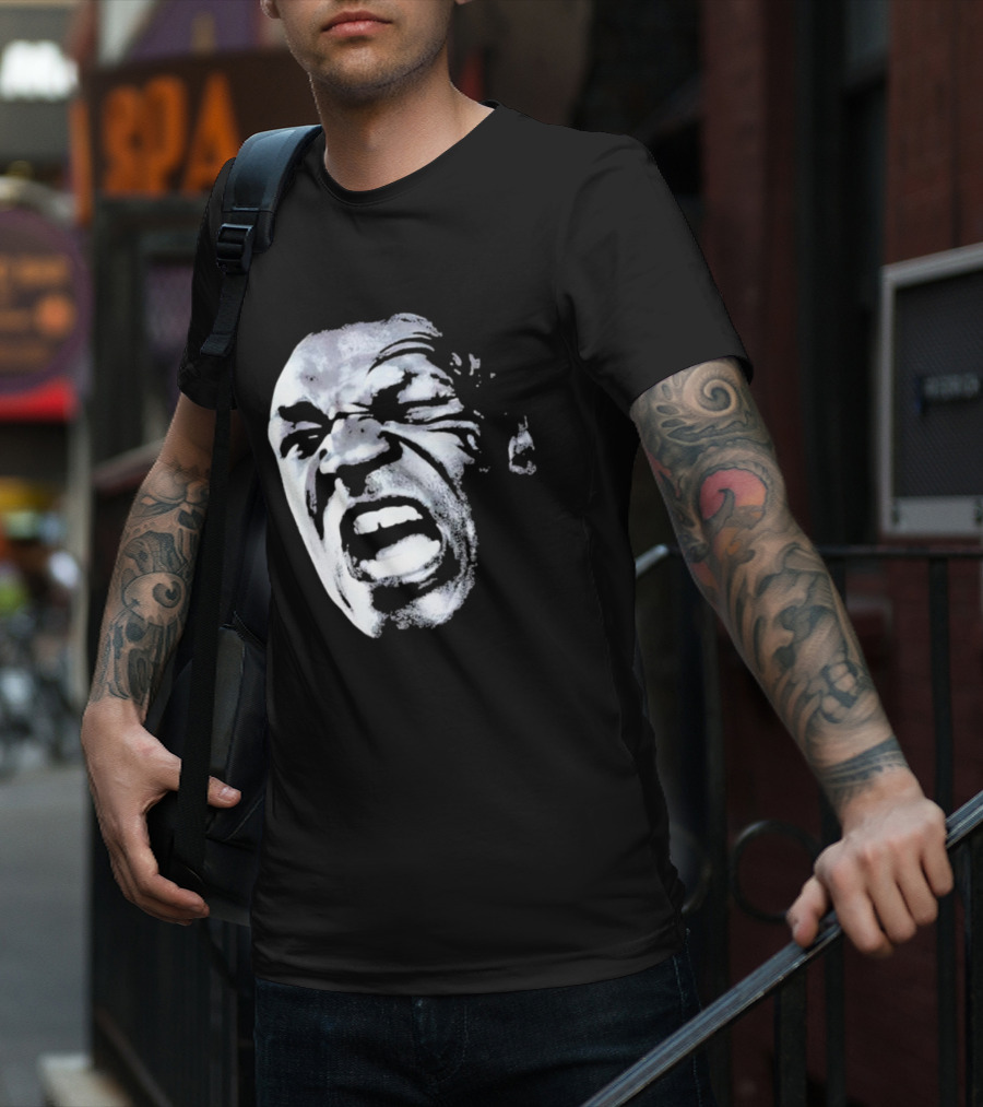 Lean And Mean Mike Tyson Expression Face T-Shirt