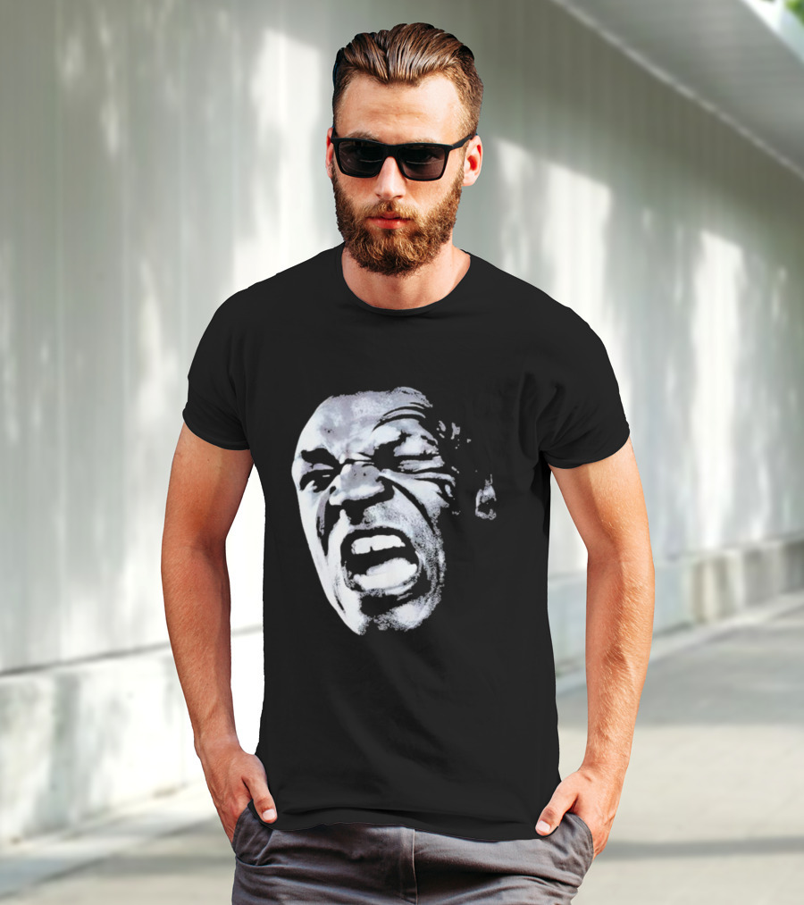 Lean And Mean Mike Tyson Expression Face T-Shirt