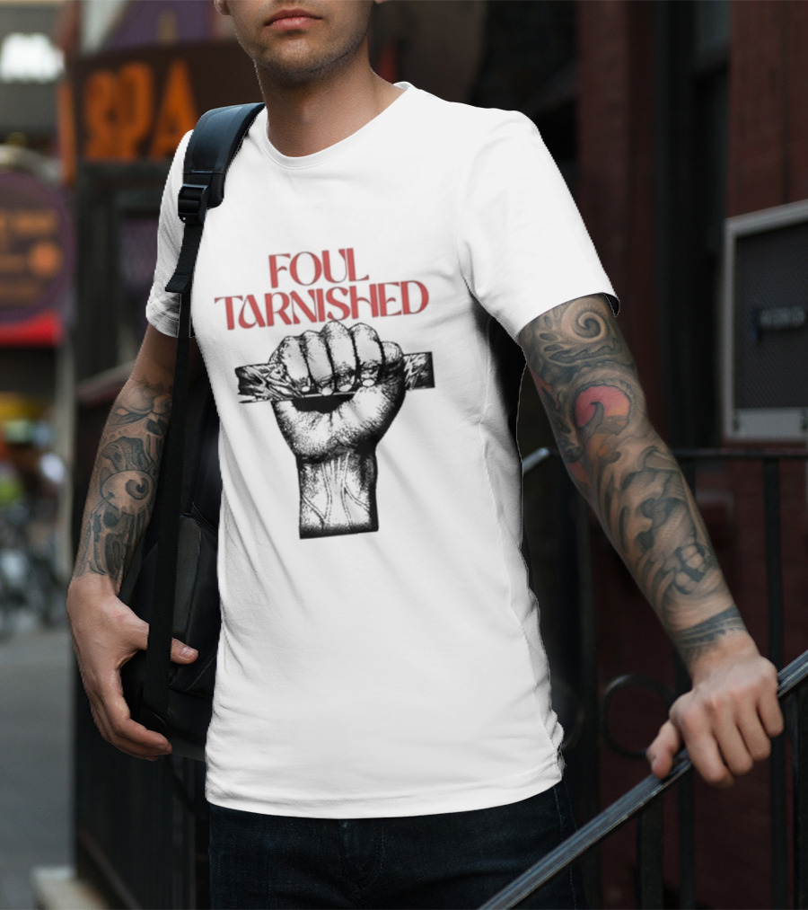 Foul Tarnished Raskolapparel Power Grip Print T-Shirt