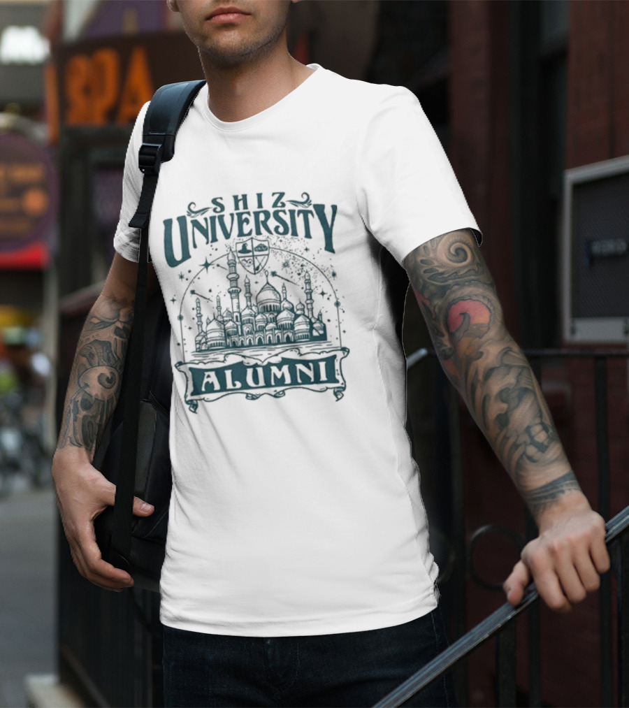 Shiz University Alumni With Grand Architectural T-Shirt