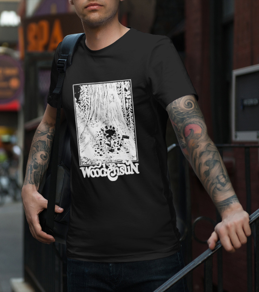 Woodensun Enchanted Realm Beneath The Giant Tree T-Shirt