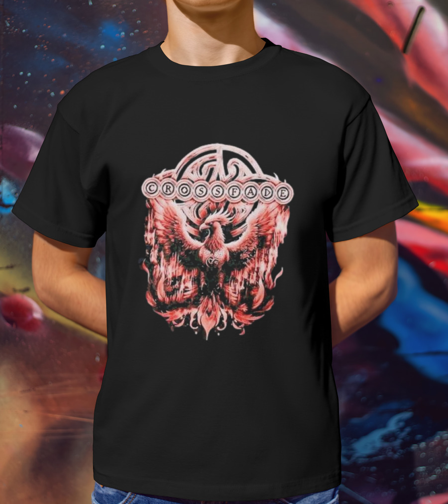Crossfade Rising Phoenix Flame T-Shirt