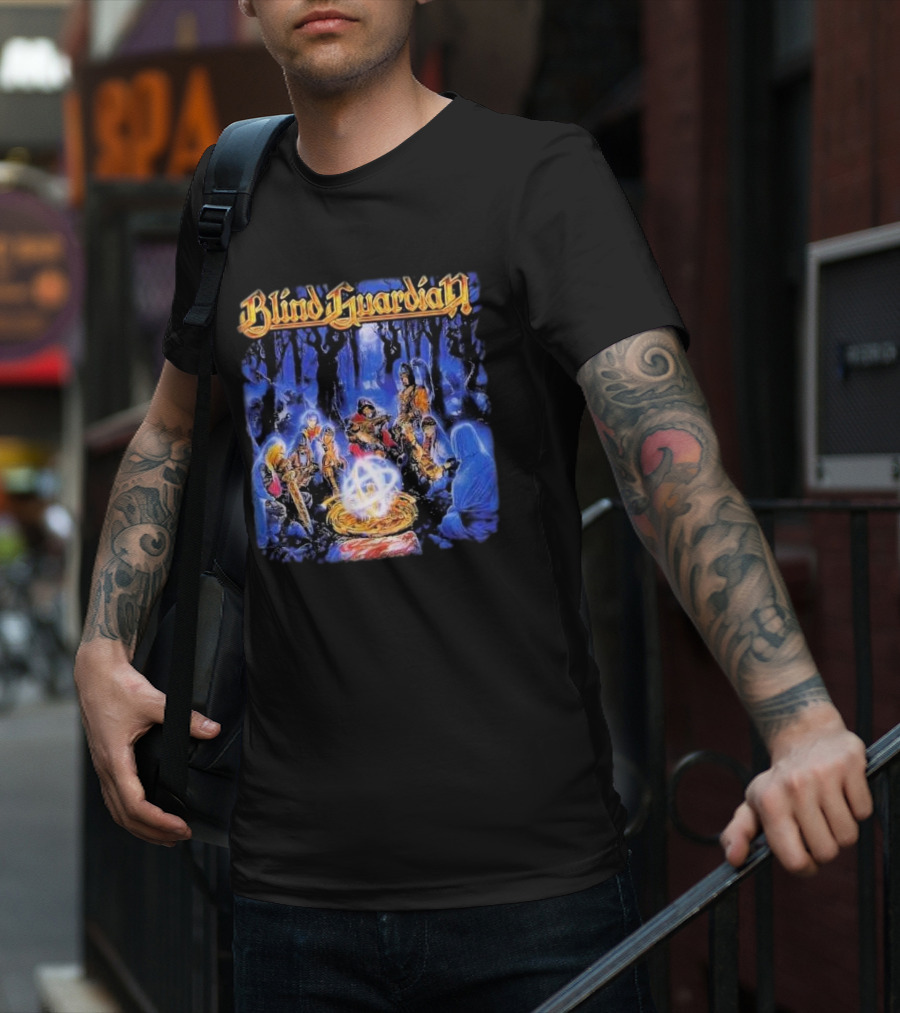 Blind Guardian Imagination From The Other Side Album Art Fantasy Gathering T-Shirt