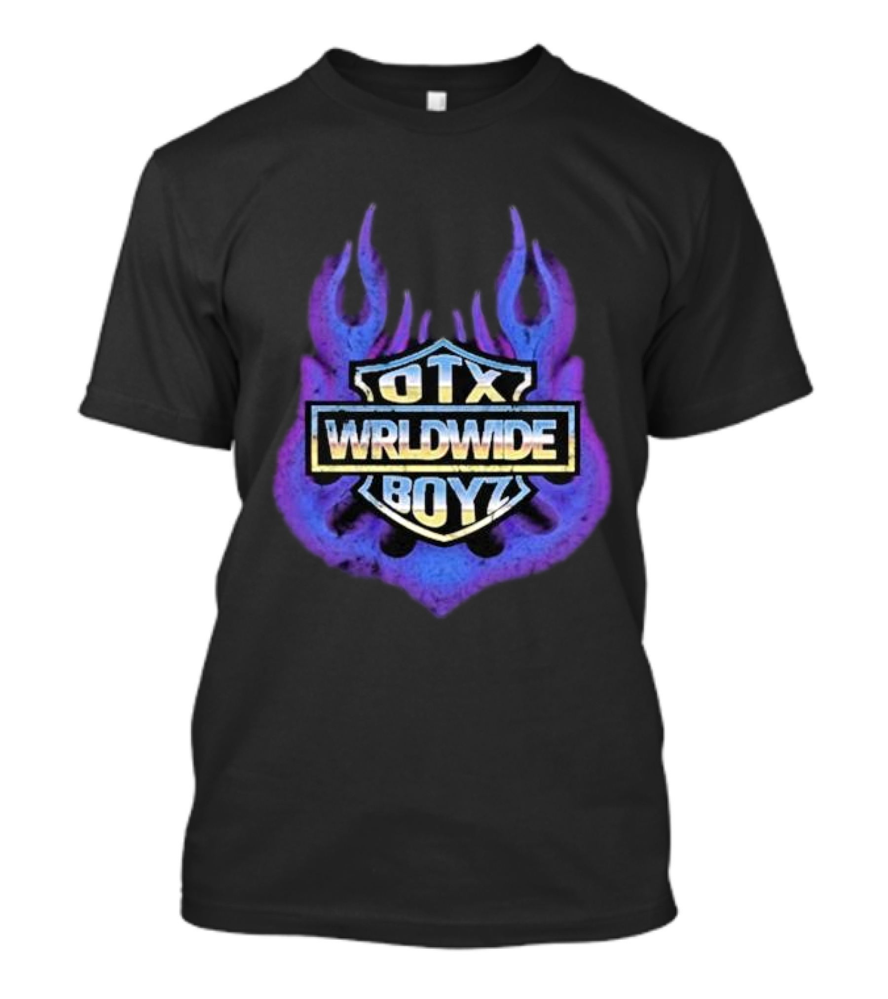 Geezyworld Otx Wrldwide Boyz Flame T-Shirt