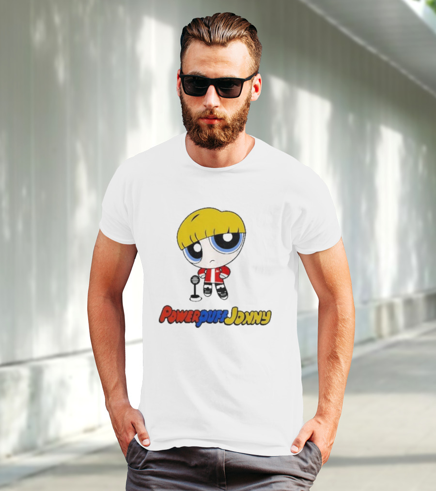 Powerpuff Johnny Microphone T-Shirt