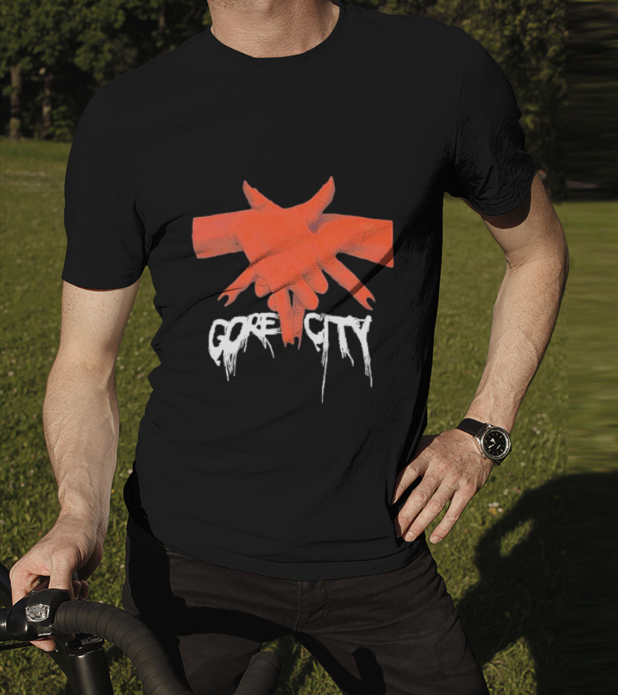 Pentagram Hands Gore City T-Shirt