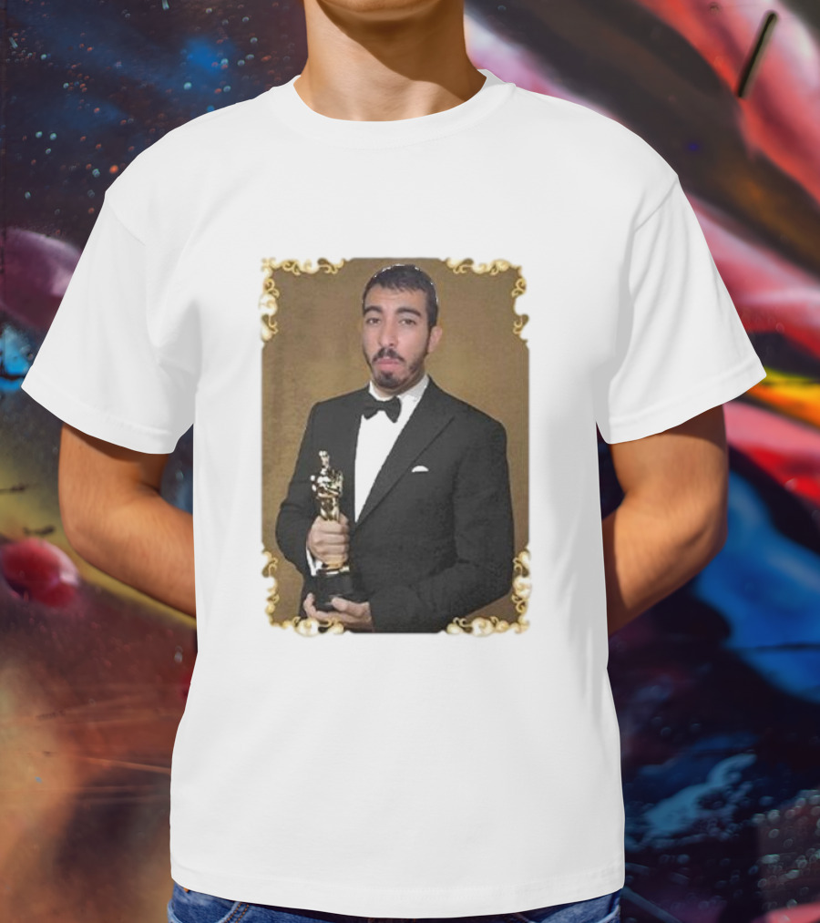 Saleh Jafarawi Mr Fafo Oscar Statue Award Winner T-Shirt