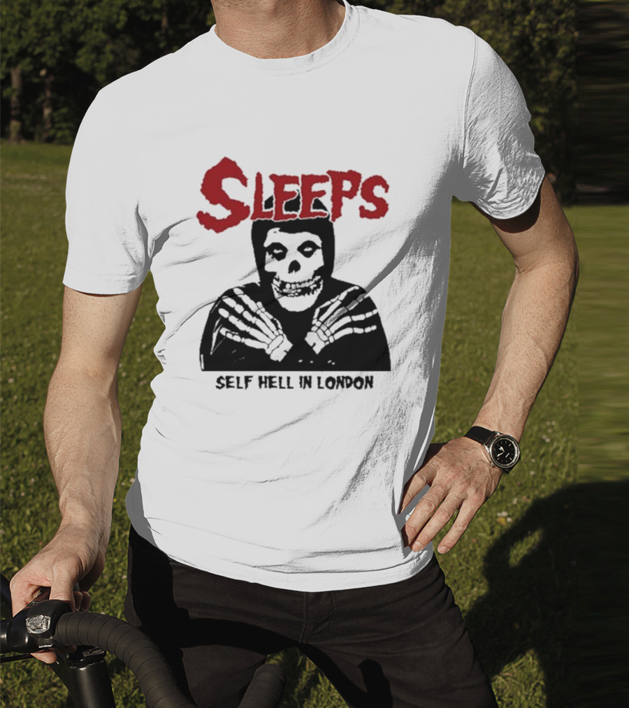 SLEEPS Self Hell In London Skeleton T-Shirt