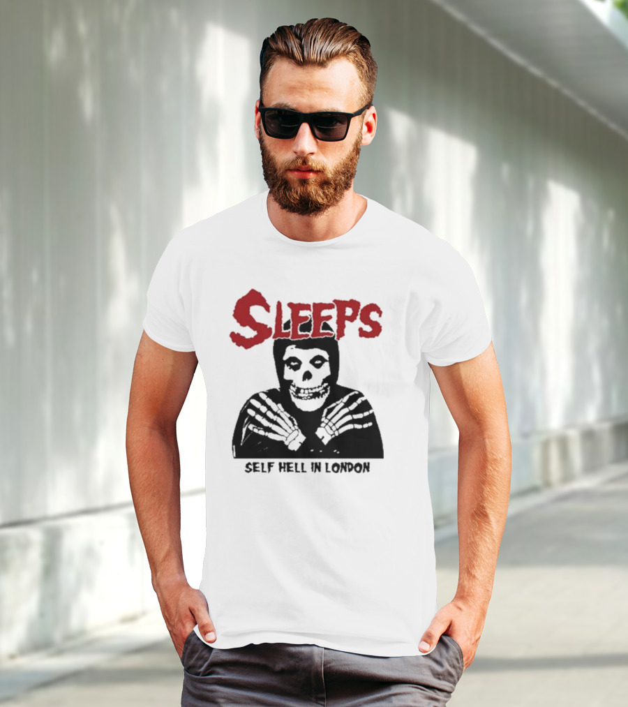 SLEEPS Self Hell In London Skeleton T-Shirt