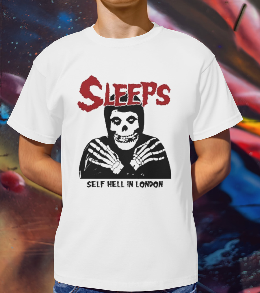 SLEEPS Self Hell In London Skeleton T-Shirt