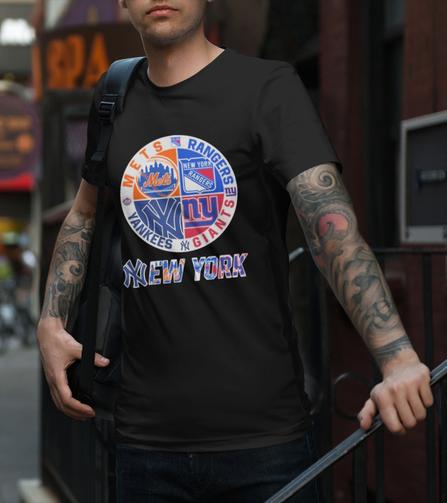 Mets Rangers Giants Yankees New York T-Shirt