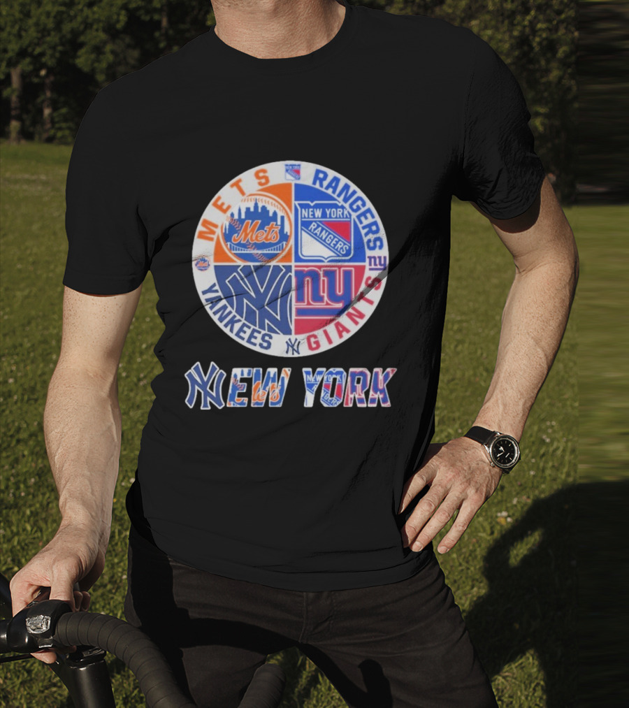 Mets Rangers Giants Yankees New York T-Shirt