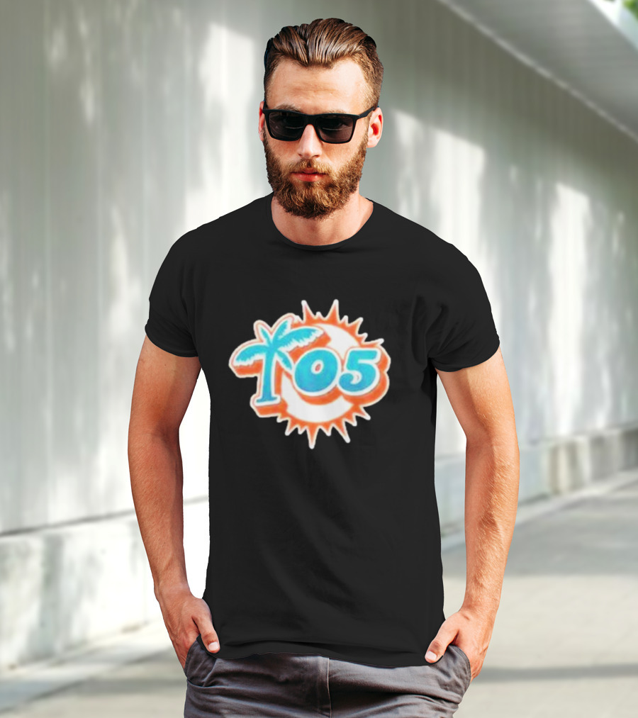 T05 Treeofive Tree O Five Miami Dolphins Retro Zip Up T-Shirt